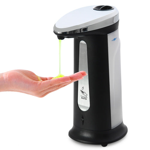 AD-03 400Ml ABS Electroplated Automatic Liquid Soap Dispenser Smart Sensor Touchless Sanitizer Dispensador for Kitchen Bathroom