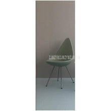 Load image into Gallery viewer, Modern Nordic Minimalist Coffee Cafe Chair Plastic ABS Water Drop Deisgn Backrest Coffee Shop Office Reception Leisure Chair