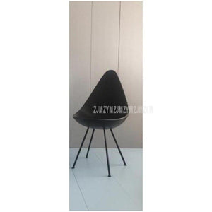 Modern Nordic Minimalist Coffee Cafe Chair Plastic ABS Water Drop Deisgn Backrest Coffee Shop Office Reception Leisure Chair
