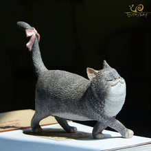 Load image into Gallery viewer, Everyday Collection Lucky Cat Animal Figurine Miniature Fairy Garden Ornaments Home Decoration Accessories Cute New Year Gift