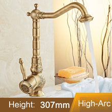 Load image into Gallery viewer, Antique Carved Double Cup Holder Brass Collection Towel Rack Bathroom Accessories Creative Paper Holder Bathroom Hardware Set