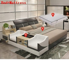 Load image into Gallery viewer, Meuble Maison Yatak Odasi Mobilya Infantil Bett Letto Matrimoniale Leather De Dormitorio bedroom Furniture Mueble Cama Bed