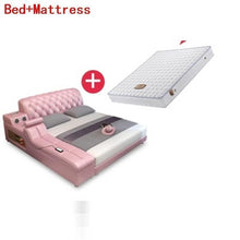 Load image into Gallery viewer, Meuble Maison Yatak Odasi Mobilya Infantil Bett Letto Matrimoniale Leather De Dormitorio bedroom Furniture Mueble Cama Bed