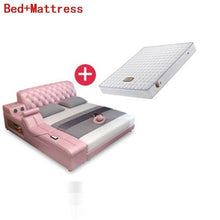 Load image into Gallery viewer, Meuble Maison Yatak Odasi Mobilya Infantil Bett Letto Matrimoniale Leather De Dormitorio bedroom Furniture Mueble Cama Bed