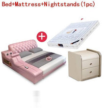 Load image into Gallery viewer, Meuble Maison Yatak Odasi Mobilya Infantil Bett Letto Matrimoniale Leather De Dormitorio bedroom Furniture Mueble Cama Bed