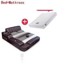 Load image into Gallery viewer, Meuble Maison Yatak Odasi Mobilya Infantil Bett Letto Matrimoniale Leather De Dormitorio bedroom Furniture Mueble Cama Bed