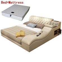 Load image into Gallery viewer, Meuble Maison Yatak Odasi Mobilya Infantil Bett Letto Matrimoniale Leather De Dormitorio bedroom Furniture Mueble Cama Bed