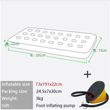 Load image into Gallery viewer, Portable Inflatable Bed Velvet Warm Soft Beds Multifunction Erotic Sexy Love Bedroom Furniture With Pump Outdoor Travel Air Beds