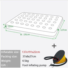 Load image into Gallery viewer, Portable Inflatable Bed Velvet Warm Soft Beds Multifunction Erotic Sexy Love Bedroom Furniture With Pump Outdoor Travel Air Beds